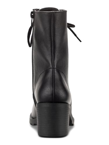 Sun + Stone Womens Sheilaa Combat & Lace-Up Boots Black 9 Medium (B,M)2