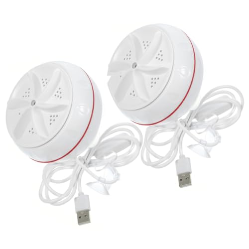 VILLCASE 2piezas Mini Lavadora Portátil De Minilavadora Pequeña Turbo Para Ropa Interior Calcetines Limpiador De Ropa Lavadora De Viaje Para Dormitorio y Lavandería De Apartamento