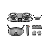 DJI Neo 2 Motion Fly More Combo mit RC Motion 3 und Goggles N3, Stabile Übertragung mit Digitalem Sendeempfänger, 4K-Drohne für Einsteiger, FPV-Flug, 3 Akkus