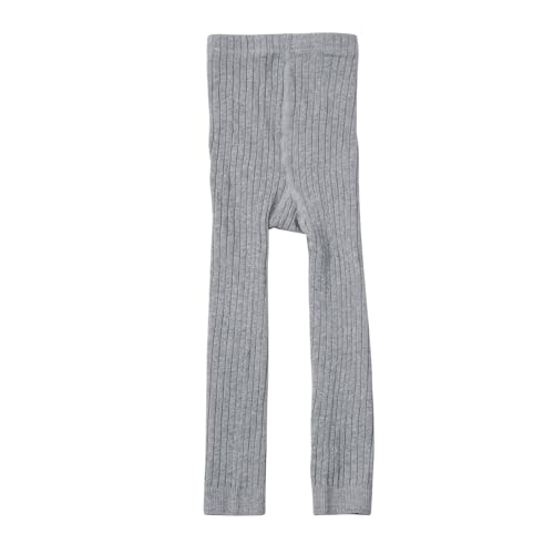 Toddler Baby Girl Leggings Girls Knit Footless Tight Leggings Bottom Pants Kids Basic Ribbed Sweater Leggings