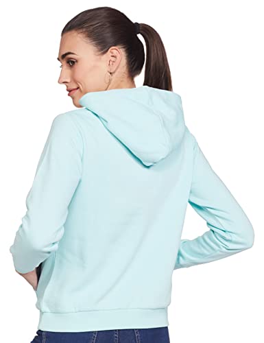 Image of Mode By Red Tape Womens Arctic Blue Sweatshirt Hoodies