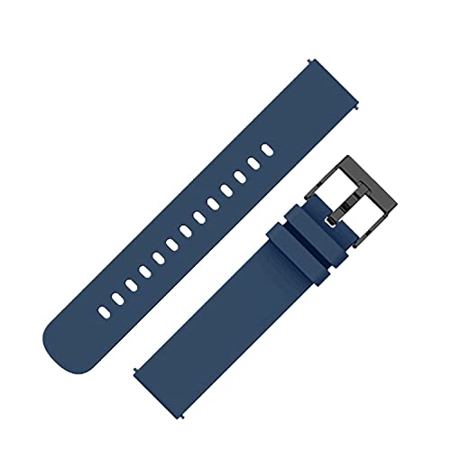 Image of Valente Premium Silicone Buckle 22 mm Watch Strap Compatible with Noise Colorfit Pro 3,Assist,Colorfit Ultra,Oneplus Watch, Fossil Gen 5E, Gen 5(44mm),Realme Watch 2 Pro