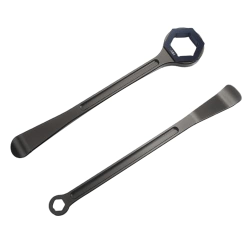 Image of Motorcycle Tyre Iron Tool Kit Raceline Levers Hex Wrench Spanner Head Tire Change 10mm 13mm 32mm 27mm 22mm 0.87'' 1.06''0.51''0.39'' 1.26'' For EXC SX XC EXCF Dirt Pit Bike (Black)