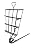 Heavy duty Iron Cross Argentinian asador grill Made in Argentina - Premium Argentine Grill - Parrilla Asado (48 in)