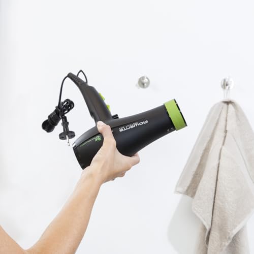 Rowenta CV6030 Haartrockner Eco Intelligence Instant Dry | Luftstrom-Booster (Wackeldüse) für breit gefächerten Luftstrom | 1500 W | 3 Temperaturen | 2 Geschwindigkeiten | Kaltstufe, Schwarz