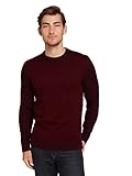 TOM TAILOR Herren 1028740 Strickpullover, 12931-Decadent Bordeaux, XL