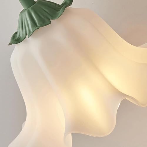 Applique fleur blanche ZR98US luminaire acrylique orientable lit - 6