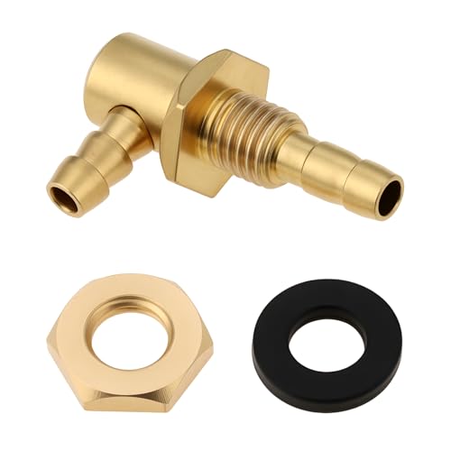 YINETTECH 90 Degree Elbow Fuel Tank Outlet Fitting for 3-5 mm Hose RC Transparent Fuel Tanks