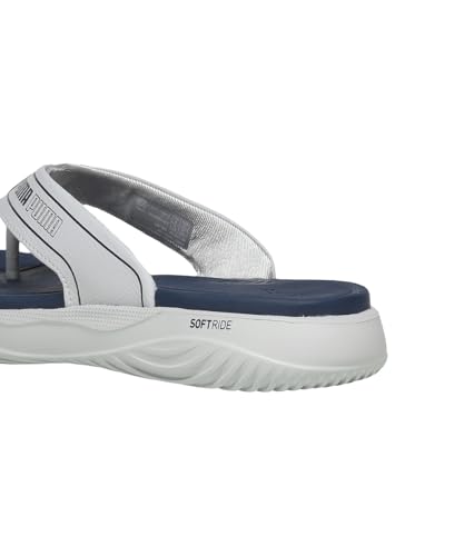 Image of PUMA | SOFTRIDE Seave V1 Flip-Flops | Persian Blue-Cool Light Gray | 9UK
