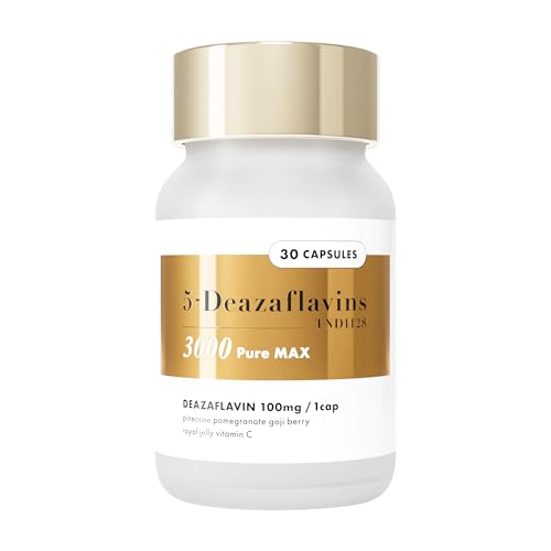 【NMNの数十倍に相当!4種の希少成分配合】5-deazaflavins 3000 Pure MAX 30カプセル入り 1ヶ月分 日本製 5デアザフラビン (TND1128) 特許技術 国内製造