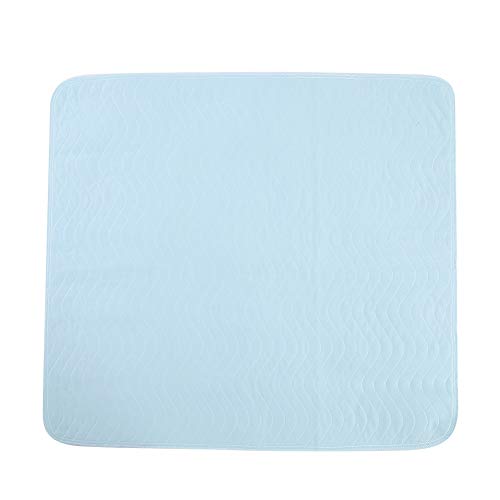 Alèse réutilisable lavable bleu vert 80x90cm pour lit et canapé