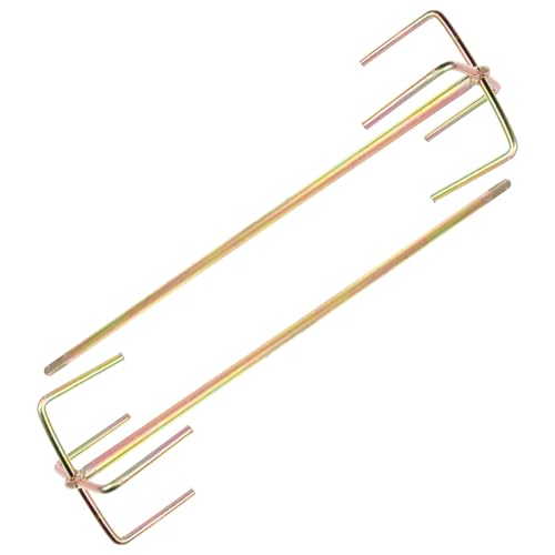 Ipetboom Varillas Mezcladoras de Cemento 2 Piezas Doble Hélice y Mango Cuadrado Accesorios para Taladros Eléctricos Piezas para Mezclar Pintura Epoxi y Yeso en Construcción Reutilizable