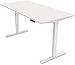 Produktbild Elektrisch höhenverstellbarer Schreibtisch 750-1300mm / 1600 x 800 mm, Weiß