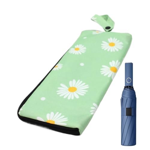 Bolsa de almacenamiento para paraguas, funda plegable de 14,17 pulgadas, soporte portátil, paño Oxford con toalla absorbente, 60 g, diseño ligero para viajes, trabajo, escuela, actividades al aire