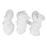 Amplia aplicación: ¡Estos fantasmas con luces colgantes son perfectos para la decoración de fiestas temáticas de Halloween, interiores, exteriores y casas embrujadas!
