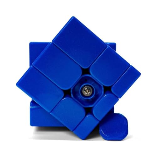 Image of MoYu Mirror Blue 3x3 V2 Magnetic Shape Mod Puzzle | UV Coated Glossy Finish & Speed Design | Enhanced Stability, Anti-Pop Mechanism & 20 Corner Cutting