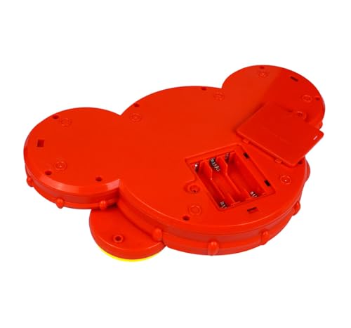 Image of Smiley Drum Musical Toy for Kids with 3 Drum Pads, Cymbal & Flashing 3D Lights - Interactive Educational Drum Set with 2-Step Volume Control & Musical Tones - Battery Operated Toy for Kids