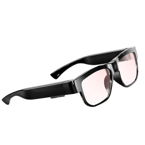 BQXX Camera Glasses Video Recording Glasses Outdoor Hands-Free Recording Body Wearable with Camera...