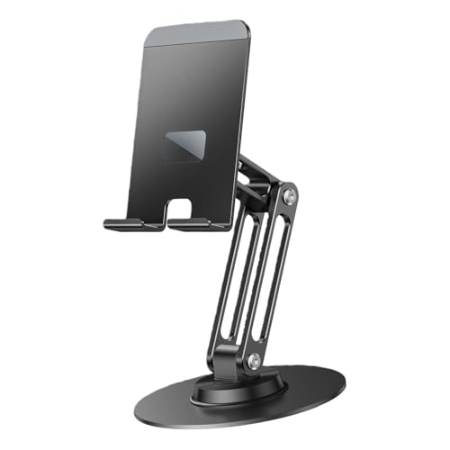 Support portable de bureau rotatif 360° pliable et réglable en hauteur