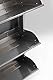 Kare Design 5er Schuhkipper Caruso, Metall/Silber, Schuhablage für bis zu 10 Paar Schuhe, 170x50x14cm