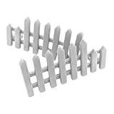 Sitzstange und Zaun kompatibel mit dem Bird Buddy Futterhaus. Unterschiedliche Designs in 6 Farben! (Weiß, Zaun (S))