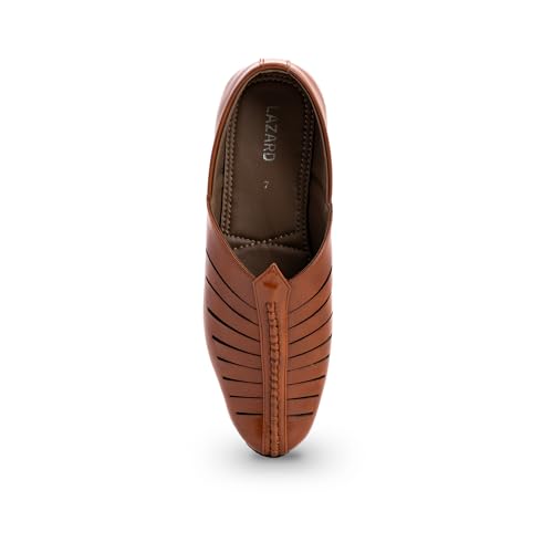 Image of Lazard Khadim's Nagra Jutti for Men