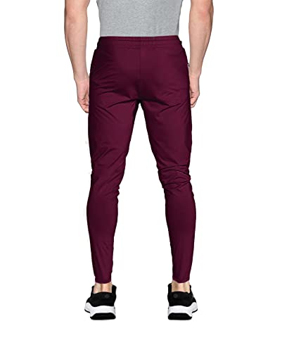 Image of AVOLT Men Slim Fit Lycra Blend Track Pants