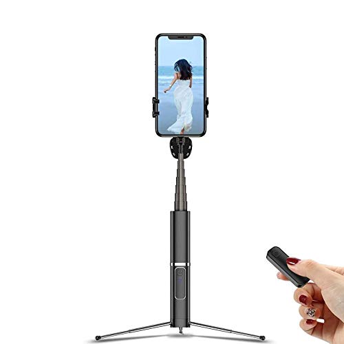 Trépied pour téléphone avec télécommande Bluetooth rétractable