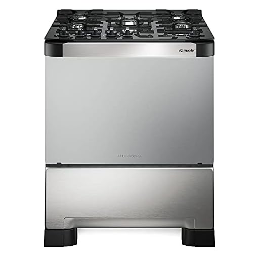 Mueller Decorato Vetro Inox (5 bocas)