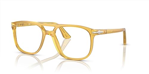 Image of Persol mens Po3329v Greta Aviator Prescription Eyewear Frames