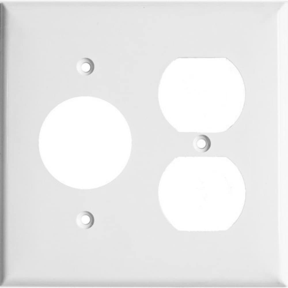 Morris 81686 Lexan Wall Plate, 2 Gang, 2 Duplex, 1 Single