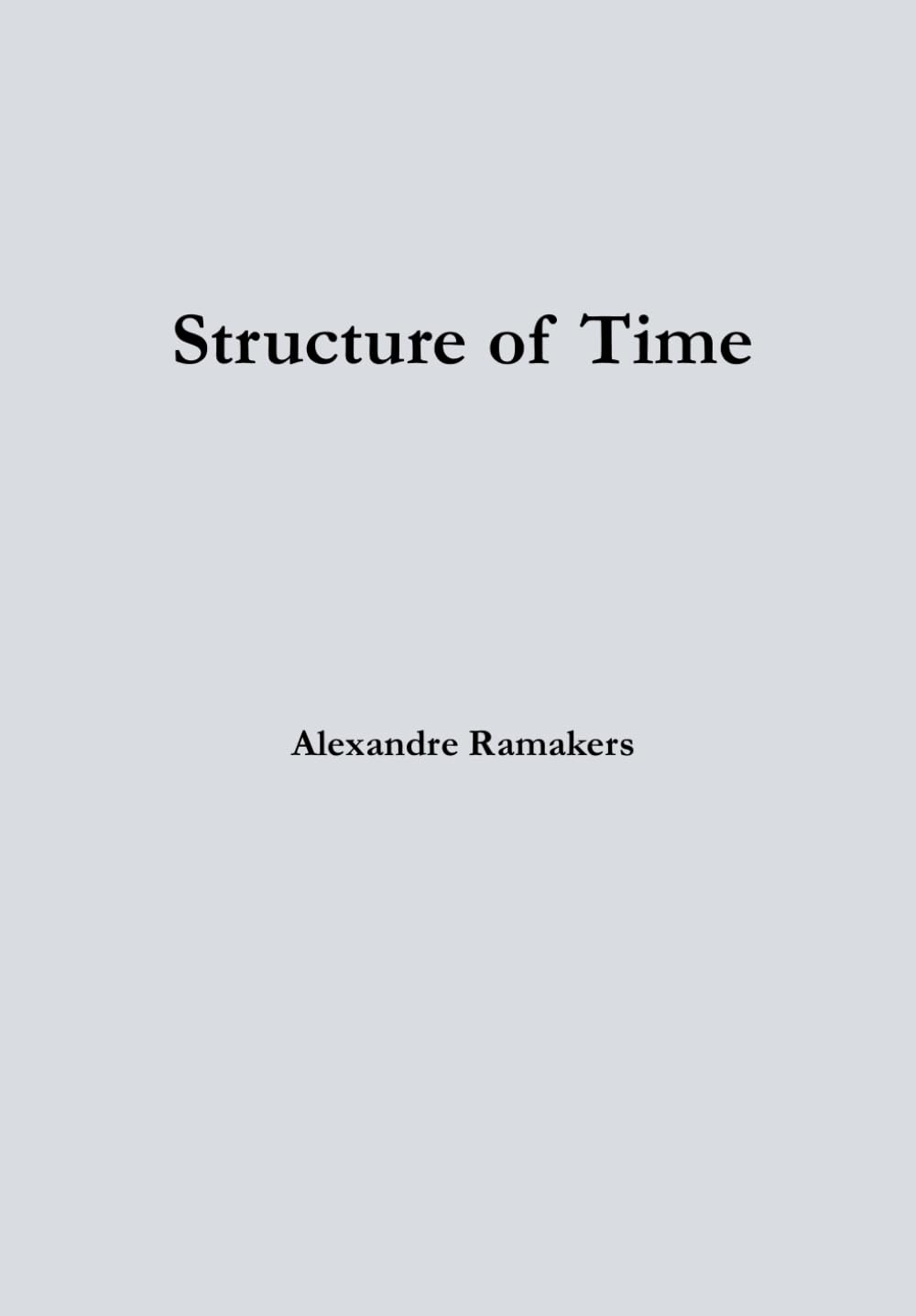 Structure of Time