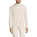 Lands' End Mens Long Sleeve Super-T Turtleneck Flax Heather Tall X-Large