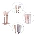 UXZEB Kitchen Glove Holder Mitten Dryer Reusable Bag Dish Towel Drying Organizer Plastic Washing Rack Sink Hanger Stand(Pink)
