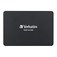 Verbatim Vi550 S3 SSD, internes SSD-Laufwerk mit 512 GB Datenspeicher, Solid State Drive mit 2,5'' SATA III Schnittstelle und 3D-NAND-Technologie, schwarz