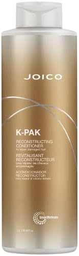 Joico K-PAK Daily Reconstructing Conditioner, Heat Protectant, Moisturizing Cleansing, Repair Damaged Hair, with Keratin and Primrose Oil