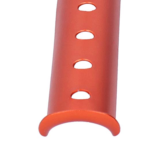 Bordstract 6Pcs Tent Nails Orange 31Cm U Shaped Tent Nail Aluminium Alloy Tent Stake Beach Peg Snow Ground Stake For Mountaineering Camping #TOP7