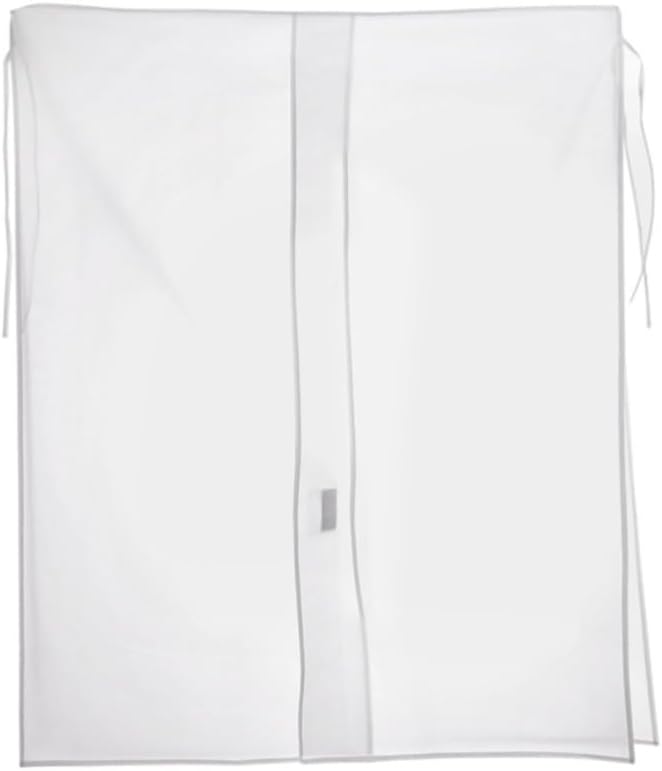 47Inch Garment Cover Translucent PEVA Dust Proof Protector Reusable Closet Organizer for Clothes Storage in Wardrobe