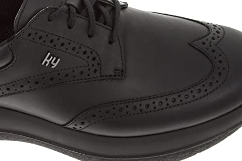 Men's Chiasso Black Leather Footwear3