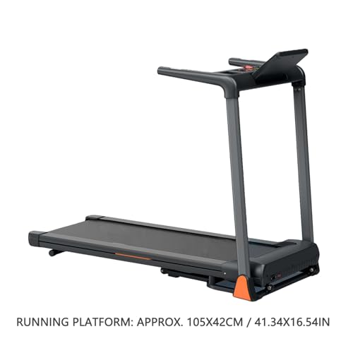 Image of Folding Treadmill 3.5 Horsepower Capacity LED Display Foldable Walking Pad Treadmill