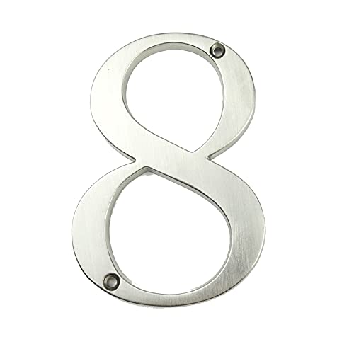 Numéro boîte aux lettres de 4 pouces pour identifier votre portail extérieur avec élégance