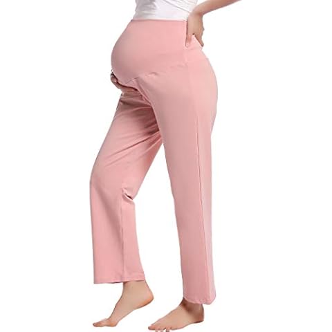Amorbella Maternity High Waisted Yoga Pants Cover