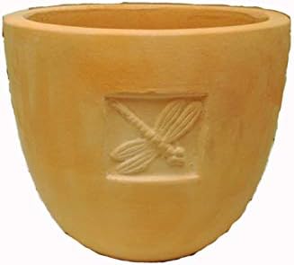 Amazon ベトナム鉢 ドラゴンフライポット 27cm Nc1362 ワンポイントのトンボが可愛い植木鉢 ヨーロピアンなテラコッタ 植木鉢 プランター おしゃれ 陶器鉢 素焼き鉢 園芸 ガーデニング 鉢