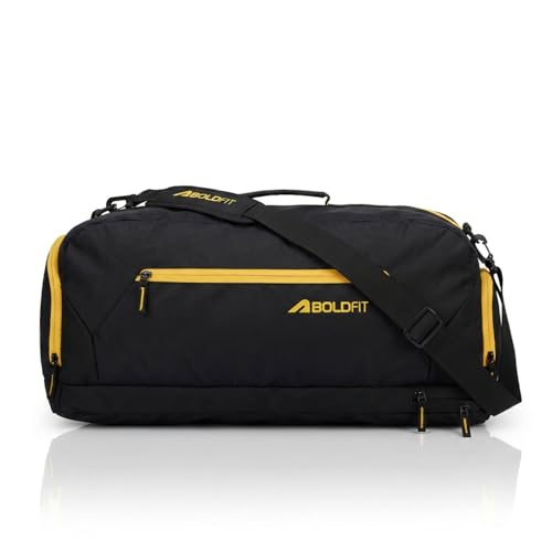 Boldfit Crossbody Gym Duffel Bag for Men & Women, Waterproof Trav...