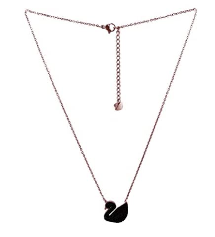 MAHEK PEARLS ANDRose Gold Plated Diamond Black Duck Necklace for Women & Girls (B09W3RV4BZ) Amazon Price History, Amazon Price Tracker