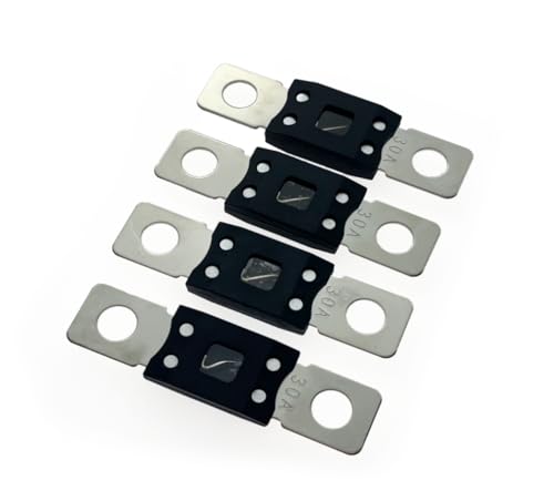 Mega Fuse 30A ANM,30A AMG 32V, High Current Bolt-on Fuse (4 pcs) for Cars, Trucks, Vehicles & Caravans