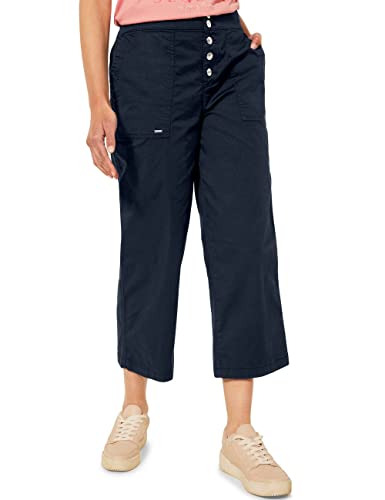 Street One A375398 Pantalones de algodón 7/8, Grand Blue, 46W x 26L para Mujer Cover