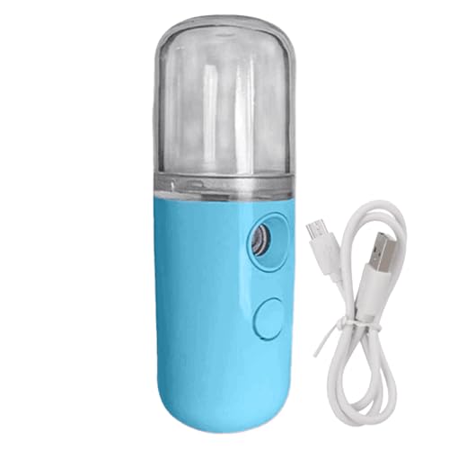 1pc Humidificador De Vaporizador De Vapor - ABS+PC Viajando Pequeños Humidificadores De Piel Inalámbrica | Mini Facial Portátil Vaporizadores Y Recargables USB Para El Uso De Viajes De La Ofic