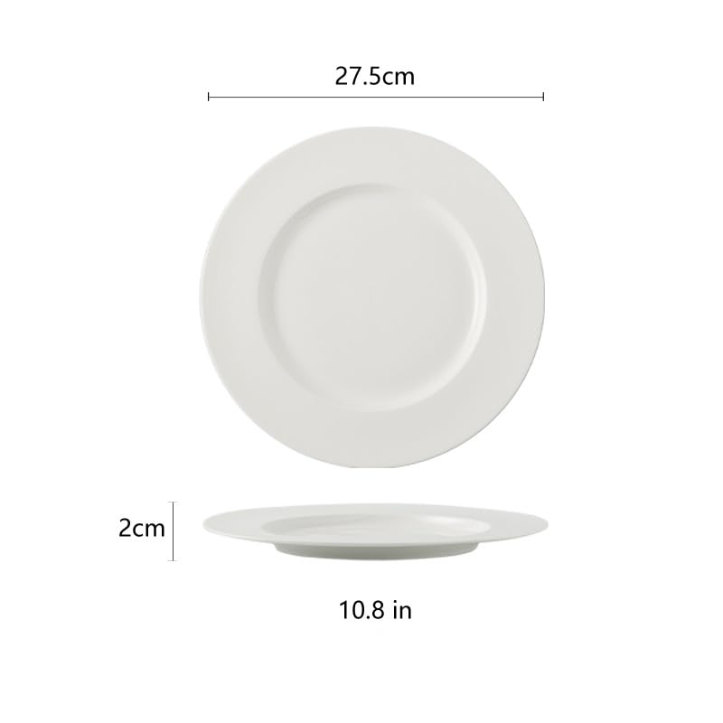Talerze obiadowe naczynia do serwowania steków, naczynia do gotowania domowego, talerz do makaronu, biały talerz ceramiczny, zachodnie jedzenie, deser, ciasto salaterka kuchenna