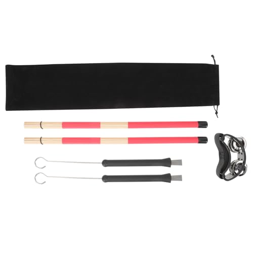 Wakauto Drum Brush Musical Drum Supplies 1 Set Drum Accessories Drum Kit Parts for Beginners Students Musicians